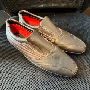 Tod’s for Ferrari Men’s Brown Leather Driving Shoes – Size 10 – Made in Italy
